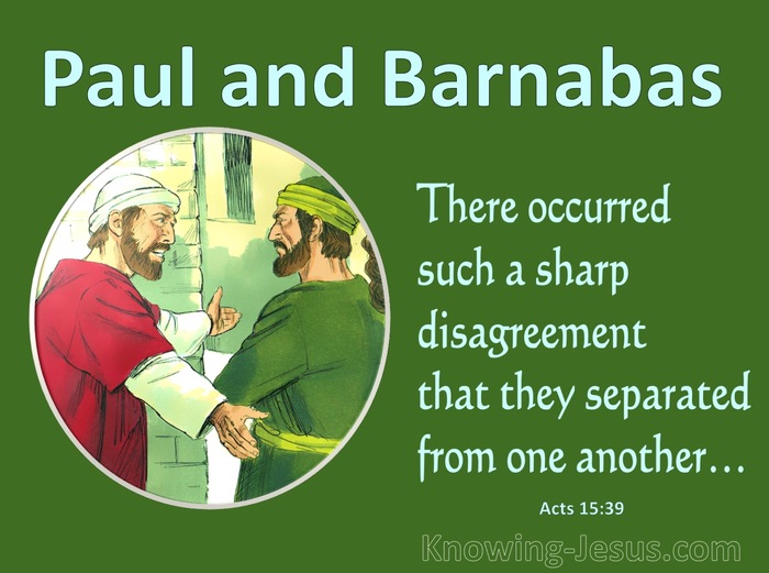 What Does Acts 15 39 Mean 